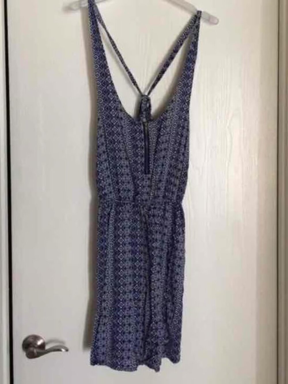 $10💕 FOREVER 21 Blue Dress with Zip and Adjustable Back